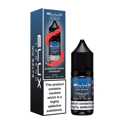 Elux Legend Nic Salts Blueberry Cherry Cranberry 10mg E-Liquid