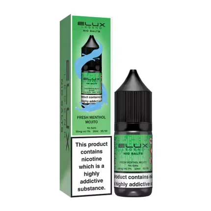 Elux Legend Nic Salts Fresh Menthol Mojito 10mg E-Liquid