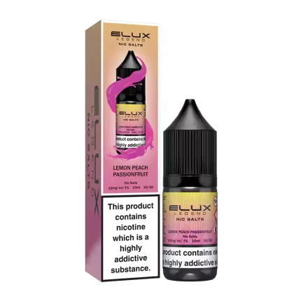 Elux Legend Nic Salts Lemon Peach Passion Fruit 10mg E-Liquid