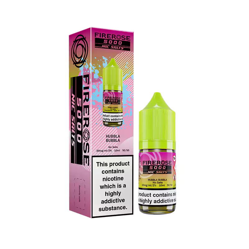 FireRose 5000 Nic Salts 10ml E-Liquid Hubbla Bubbla FireRose 5000 Nic Salts 10ml E-Liquid Hubbla Bubbla