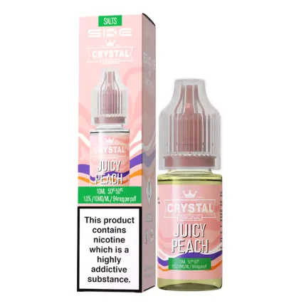 SKE Crystal Nic Salt E-Liquids 10mg/ml Juicy Peach