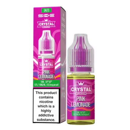 SKE Crystal Nic Salt E-Liquids 10mg/ml Pink Lemonade
