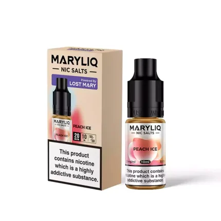 Lost Mary MARYLIQ Nic Salts E-Liquids 10ml - Peach Ice