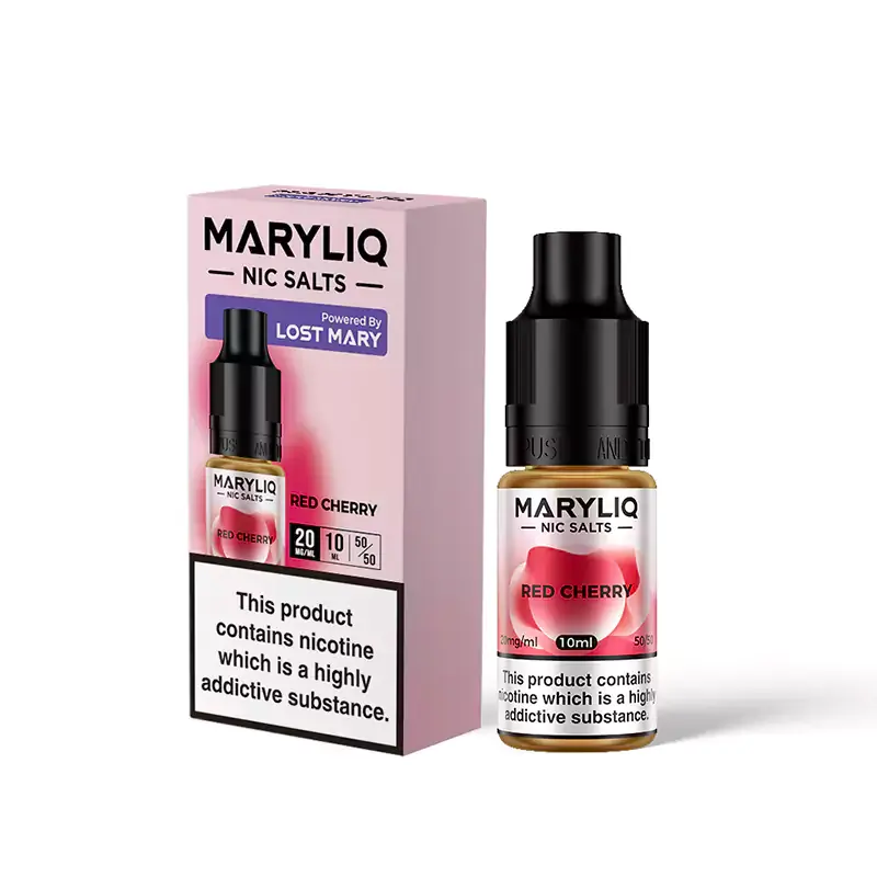 Lost Mary MARYLIQ Nic Salts E-Liquids 10ml - Red Cherry Lost Mary MARYLIQ Nic Salts E-Liquids 10ml - Red Cherry
