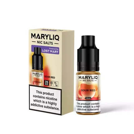 Lost Mary MARYLIQ Nic Salts E-Liquids 10ml - Sour Red